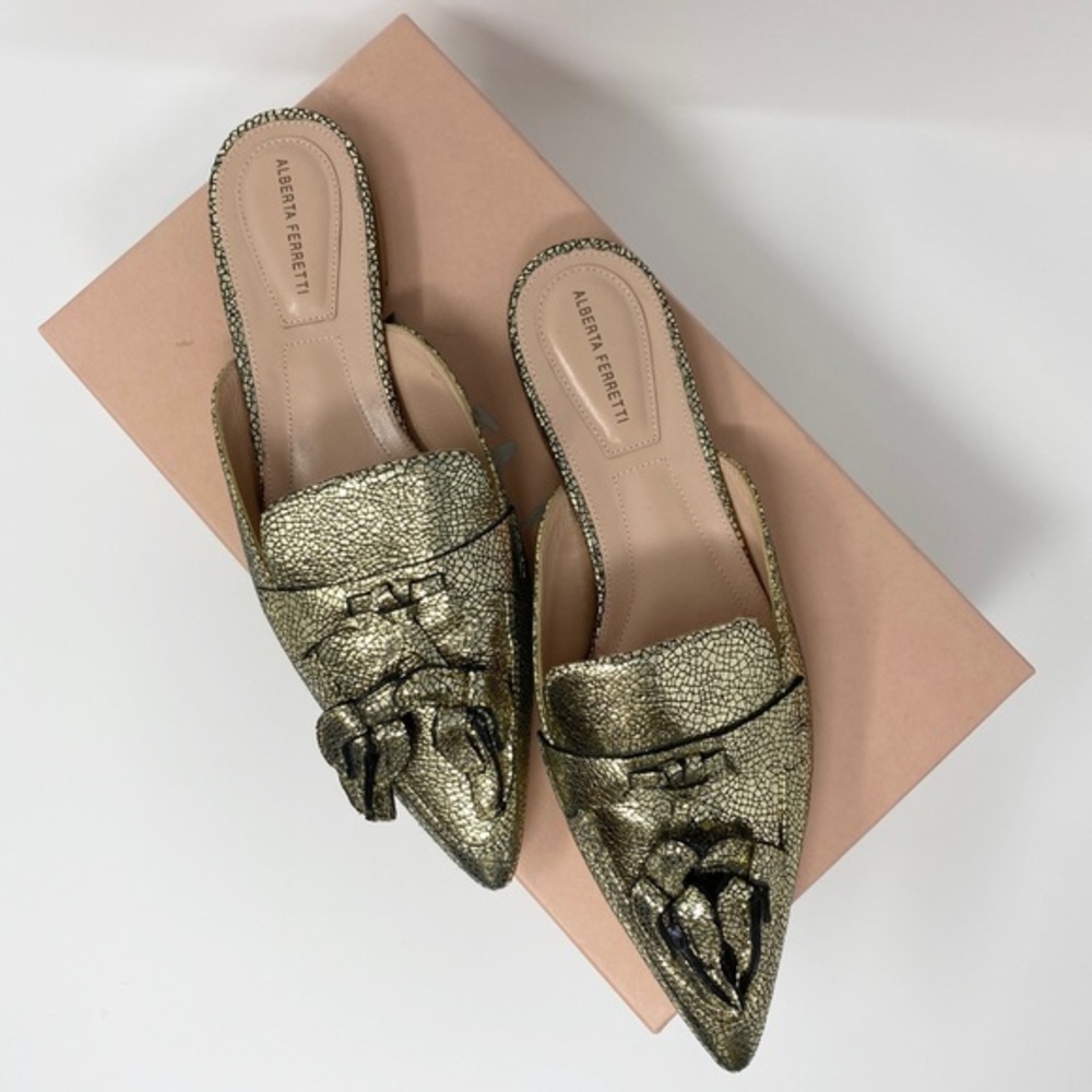NWOT - Alberta Ferretti Mia Mules